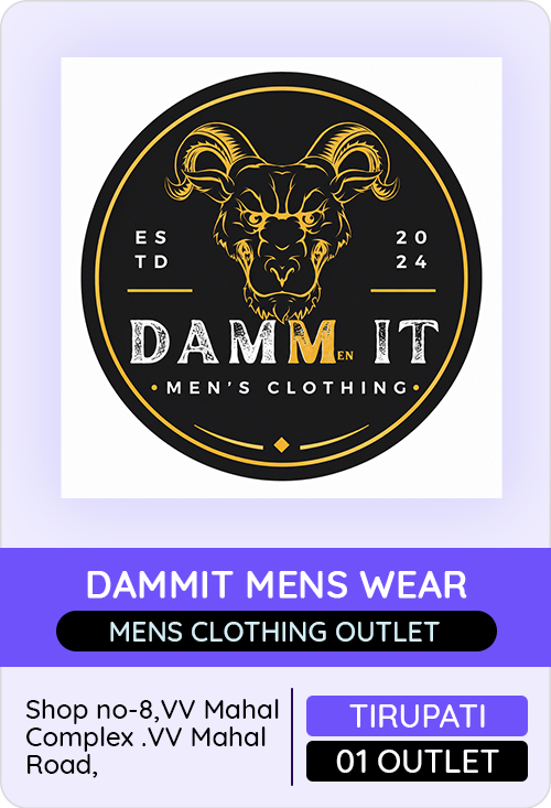 Dammit Mens Wear — er4u client, Andhra Pradesh