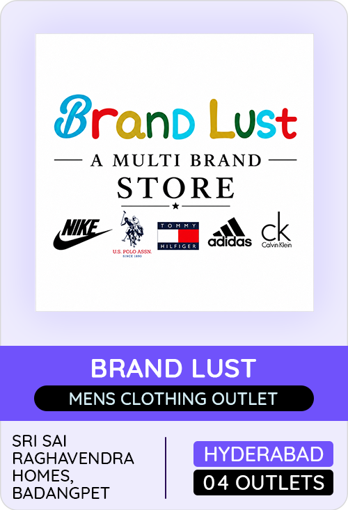Brand Lust — er4u client, Telangana