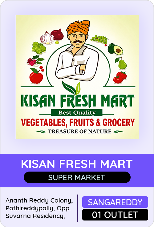 Kisan Fresh Mart — er4u client, Telangana