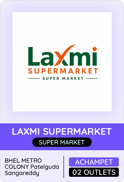 Laxmi Supermarket — er4u client, Telangana