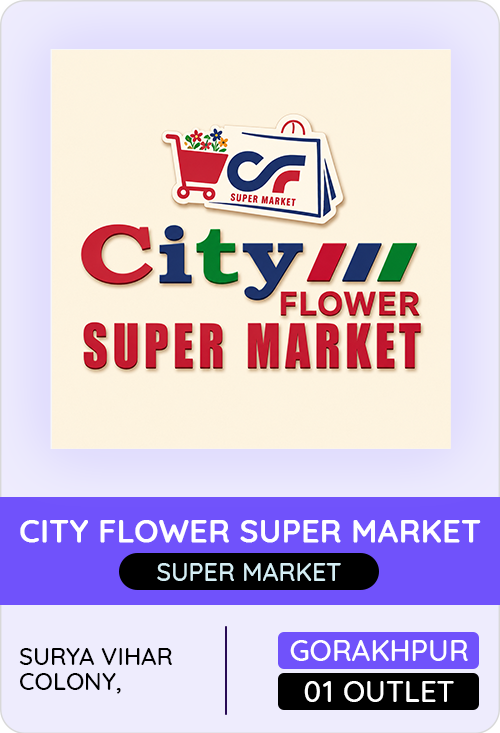 City Flower Super Market — er4u client, Uttar Pradesh