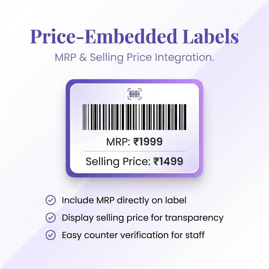 Price-embedded labels — er4u Precision Barcoding for Modern Retail