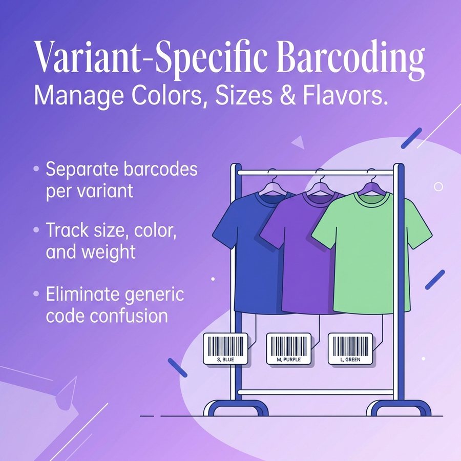 Variant-specific barcoding — er4u Precision Barcoding for Modern Retail