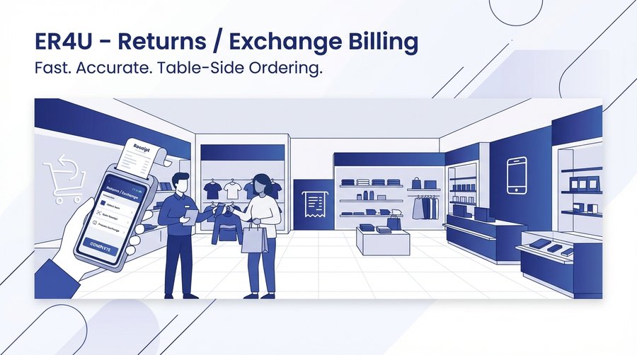 Returns & Exchange Billing — er4u Billing POS