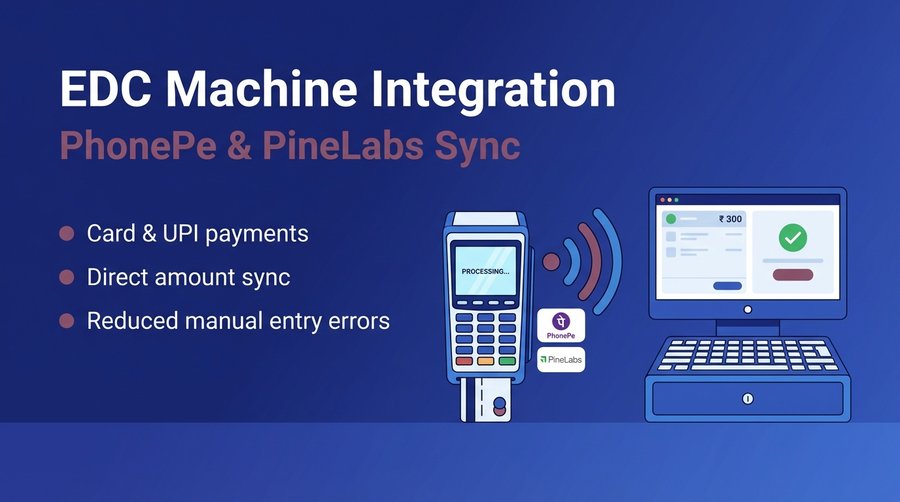 EDC Machine Integration — er4u Billing POS