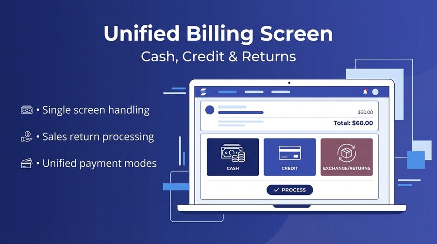 Unified Billing Screen — er4u Billing POS