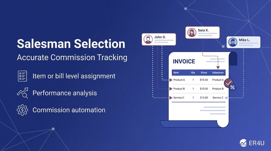 Salesman Selection — er4u Billing POS