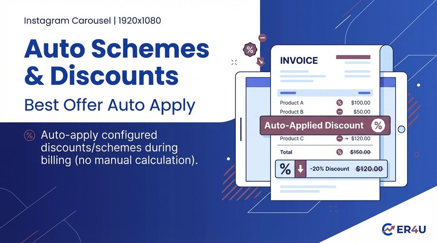 Auto Schemes & Discounts — er4u Billing POS