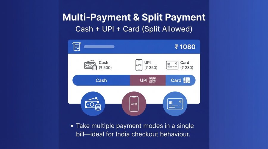 Multi-Payment & Split Payment — er4u Billing POS