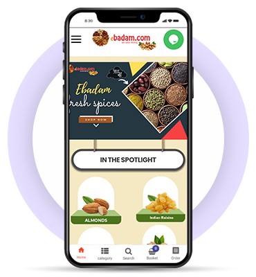 Ebadam iPhone app built with er4u