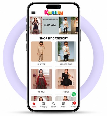 Kwality Kids & Sports iPhone app built with er4u