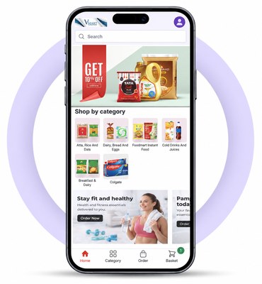 VMART iPhone app built with er4u