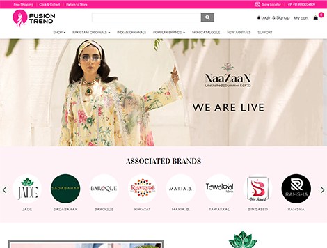 Fusion Trend — online store built with er4u