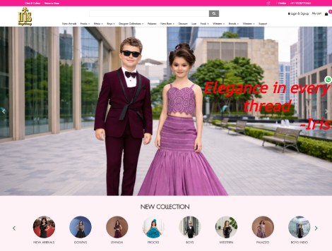 Iris Kids Fashion — online store built with er4u