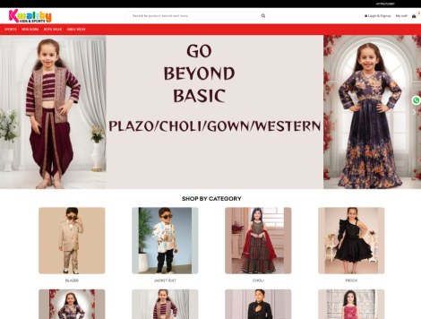 Kwality Kids & Sports — online store built with er4u