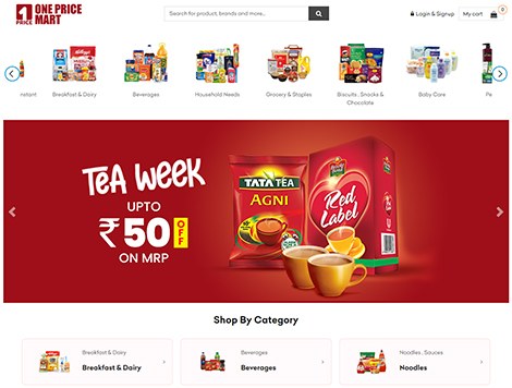 One Price Mart — online store built with er4u