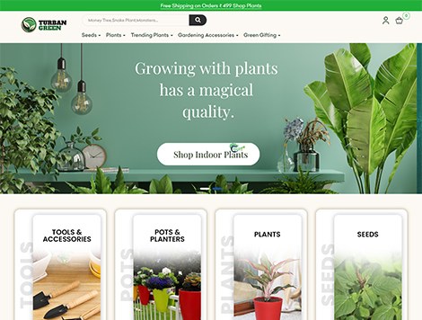 Turban Greens — online store built with er4u