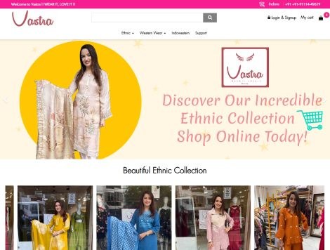 Vastrabyvincy — online store built with er4u