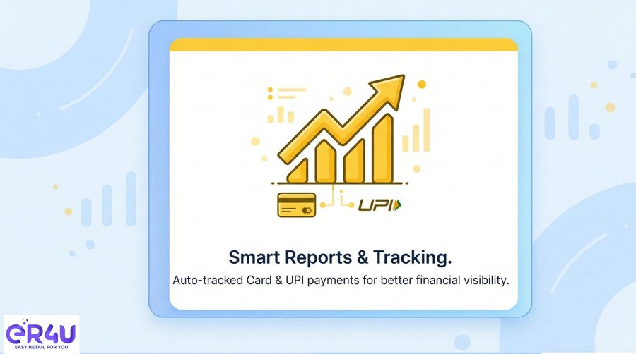 Smart Card & UPI reports — er4u Stop typing amounts manually on your swipe machine.
